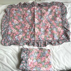 Vintage Cherokee Bag Cotton Denim  Jean Bag  Crossbody  Flap Closure  Multiple C